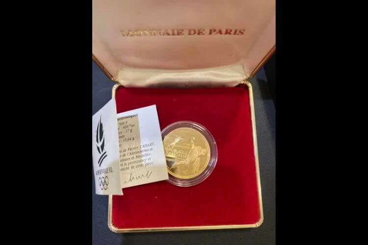 【買取実績】アルベールビル五輪記念500フラン金貨