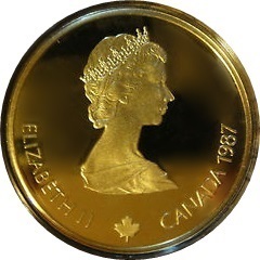 カナダカルガリーオリンピックメダル金貨