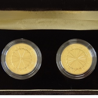 天皇陛下御在位60年記念 昭和61年発行 プルーフ硬貨 銀貨 コイン 1-