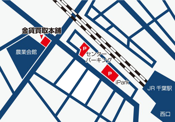 千葉店 近隣駐車場MAP