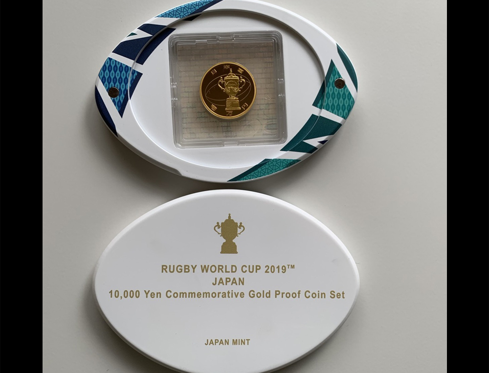 ラグビーワールドカップ2019™日本大会記念 1万円金貨はどんな記念貨幣 